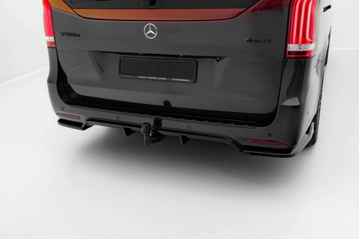 💫Diffusore Posteriore Street+ adatto per Mercedes Classe V AMG-Line W447 Nero💫