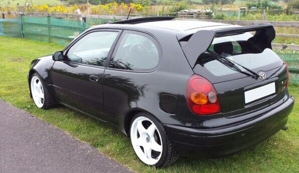 SPOILER PER TOYOTA COROLLA E11 look WRC 1997-2001 - grezzo