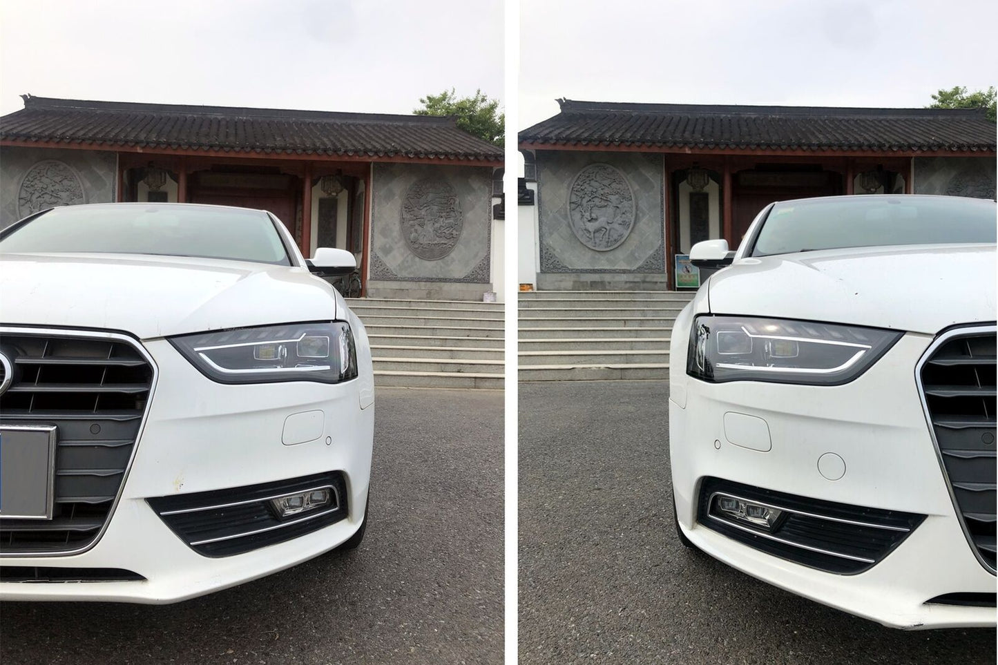 Full LED Fari per Audi A4 B8.5 Facelift 2012-2015 Dinamico Nero A4 B9.5 Look