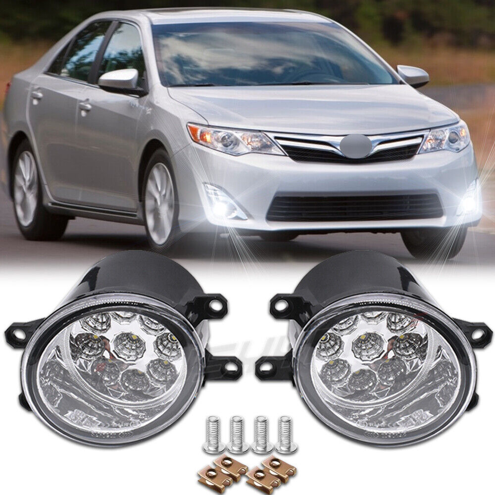 For 2012-2014 Toyota Camry SE Front Bumper Halogen Fog Lights Left Right 