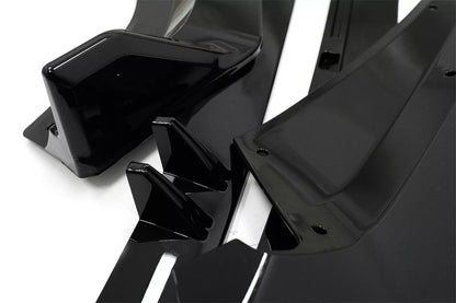 😍Splitter adatto per Audi A4 B9 8W S-Line 16-18 Nero lucido😍