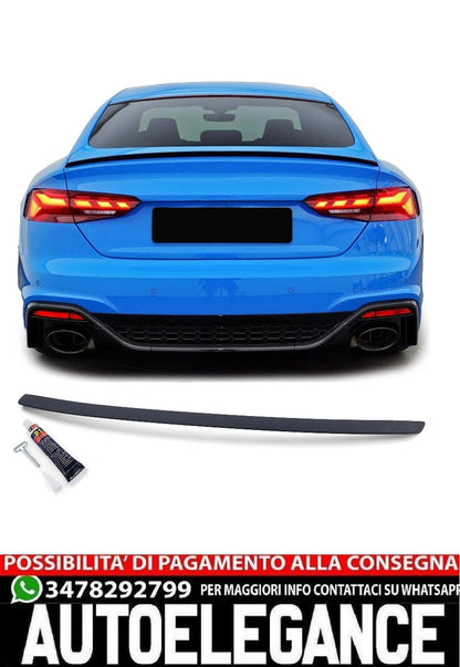 Labbro spoiler posteriore sportivo con ABE adatto per Audi A5 Sportback S5 RS5 F
