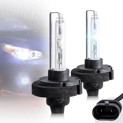LED Headlights + 2x D2H Xenon Bulbs Suitable for Toyota FJ Cruiser 1st Generation 2007-2015 