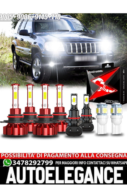 kit lampadine led adatto per Jeep Grand Cherokee 1999-03