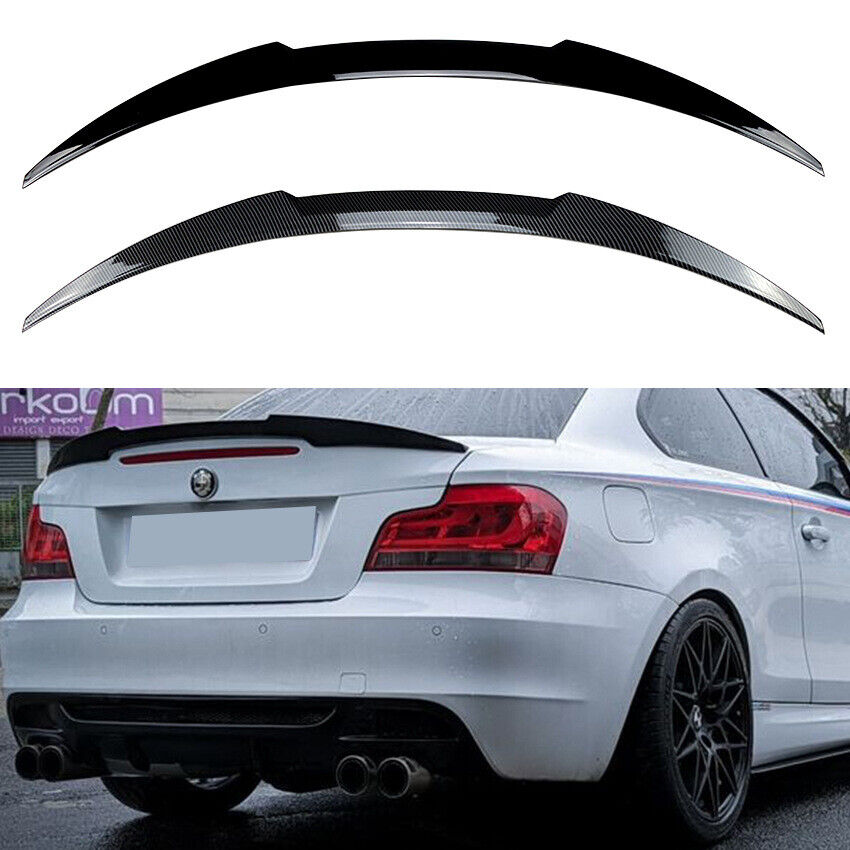 Per BMW E82 Coupé LCI (facelift) nero lucido spoiler labbro spoiler