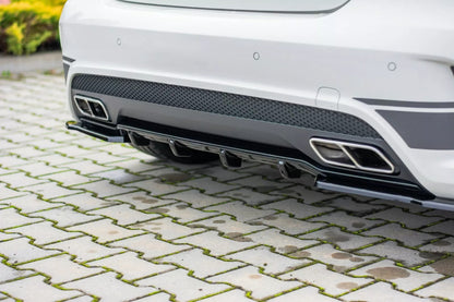 🔥Valvola Posteriore / Cover Estetica in ABS Nero Lucido per Mercedes A45 AMG 🔥