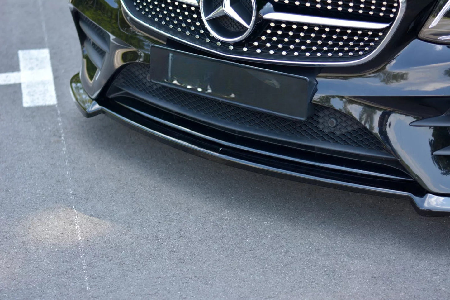 🔥Splitter Anteriore V2 in ABS per Mercedes Classe E Coupé W213 AMG-Line🔥