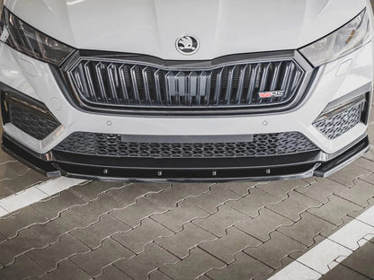 🔥Sdoppiatore Anteriore V3 in ABS Nero Lucido per Skoda Octavia RS MK4 (2020–)🔥
