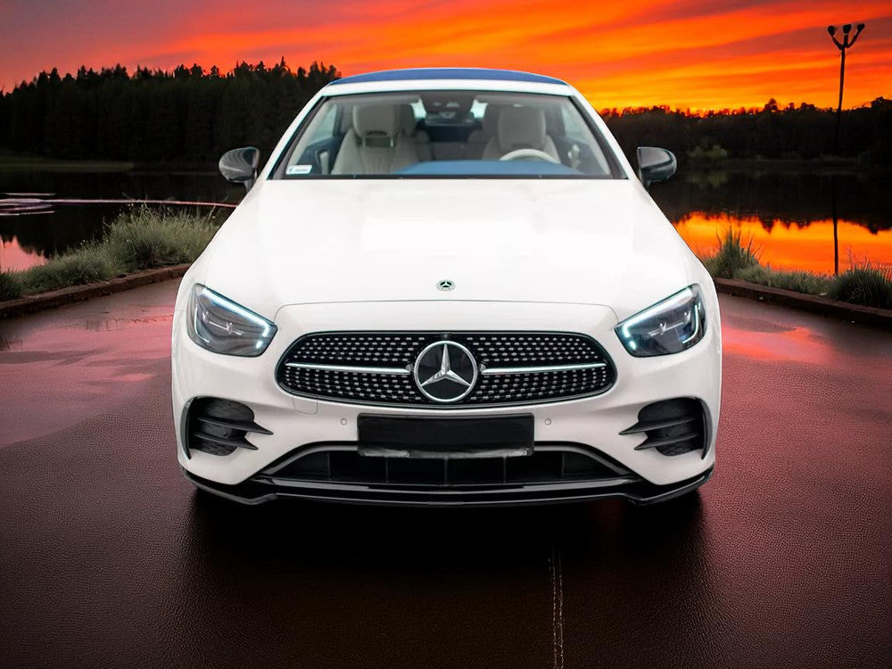 🔥Splitter Anteriore V1 in ABS Nero Lucido per Mercedes E53 AMG W213🔥