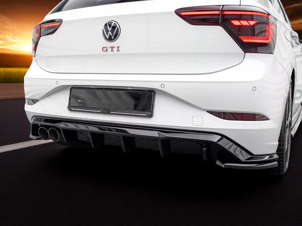🔥Valvola Posteriore / Cover Estrattore Nero Lucido in ABS per VW Polo GTI🔥