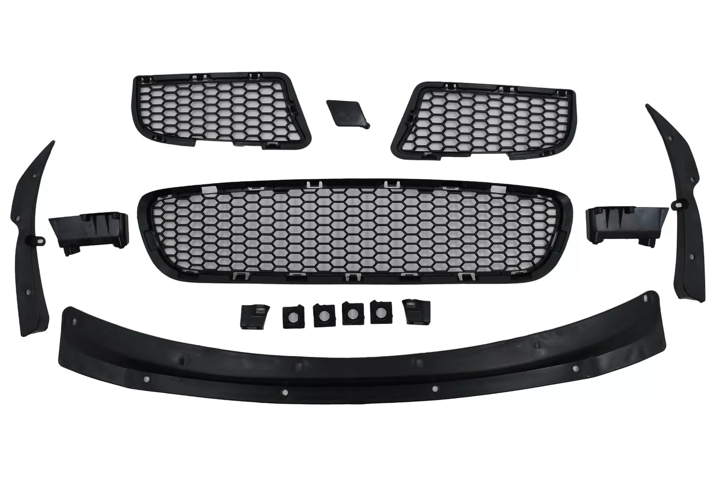 😍Paraurti anteriore per BMW Serie 5 F10 F11 11-17 M5 Design Griglie Inferiore😍