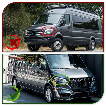 💕Paraurti anteriore paraurti anteriore adatto per Mercedes Sprinter W907 910 💕