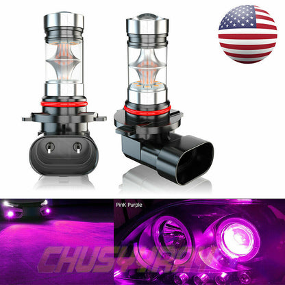 For Ford Explorer Sport Trac 2007 2008 9005 9145 Pink LED Fog Light Bulbs 