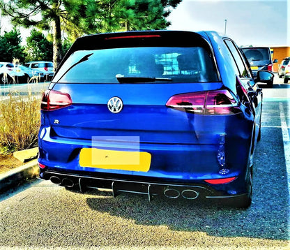 ⚡Diffuser KIT suitable for VW Golf R MK7 2013-2016⚡
