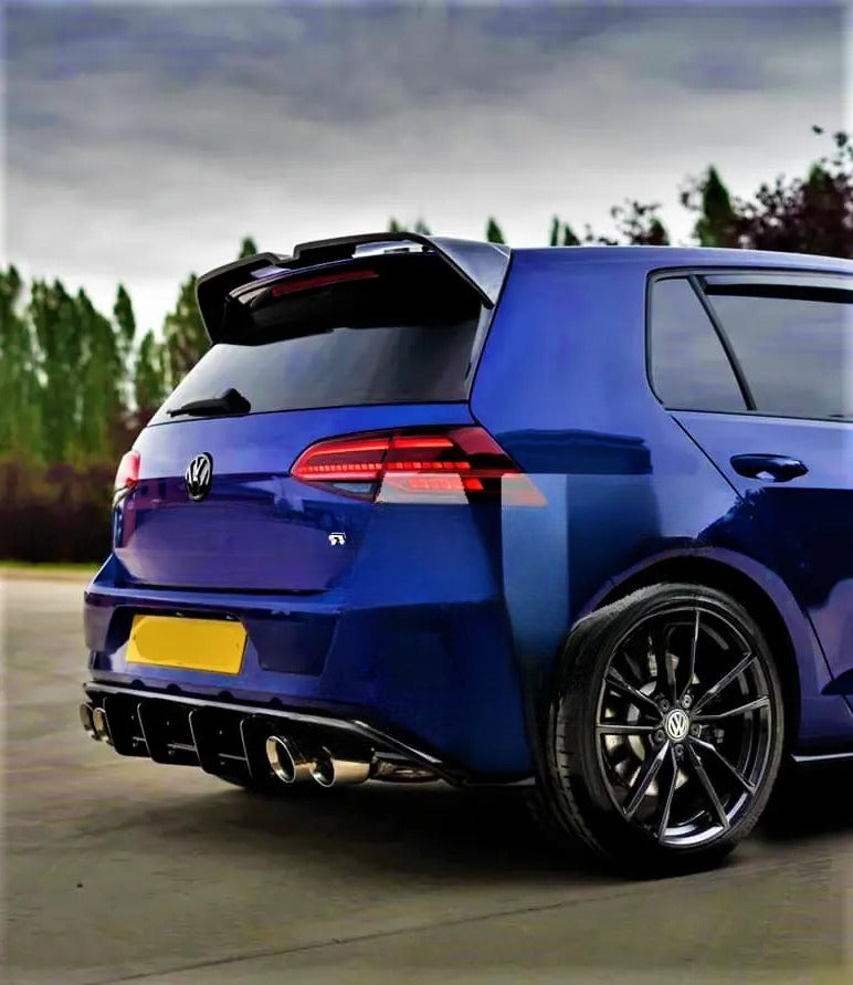 😎KIT Diffusore adatto per VW Golf R MK7.5 2016-2020😎