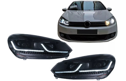 😍LED Headlights for VW Golf 6 VI 08-13 Facelift G7.5 Look Fluid Dynamic😍 