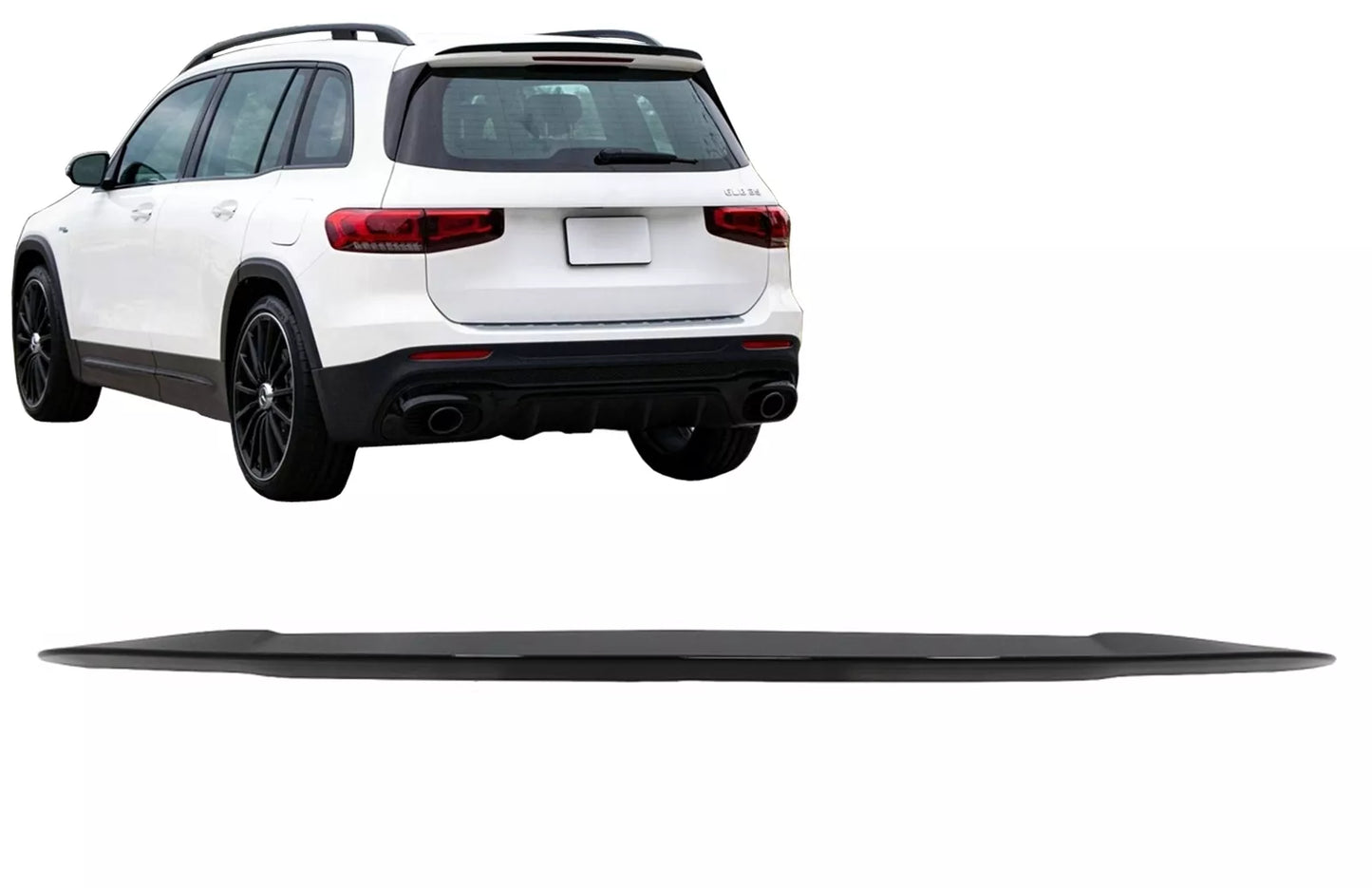 🤩Copribagagliaio spoiler per Mercedes GLB X247 2019+ nero lucido🤩