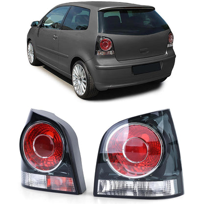 Fanali posteriori neri aftermarket compatibile con VW Polo 9N3 05-09