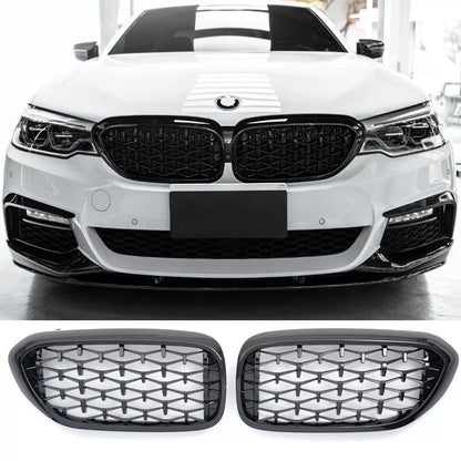 GRIGLIA DIAMANTATA NERO LUCIDO ADATTO PER BMW SERIE 5 G30 G31