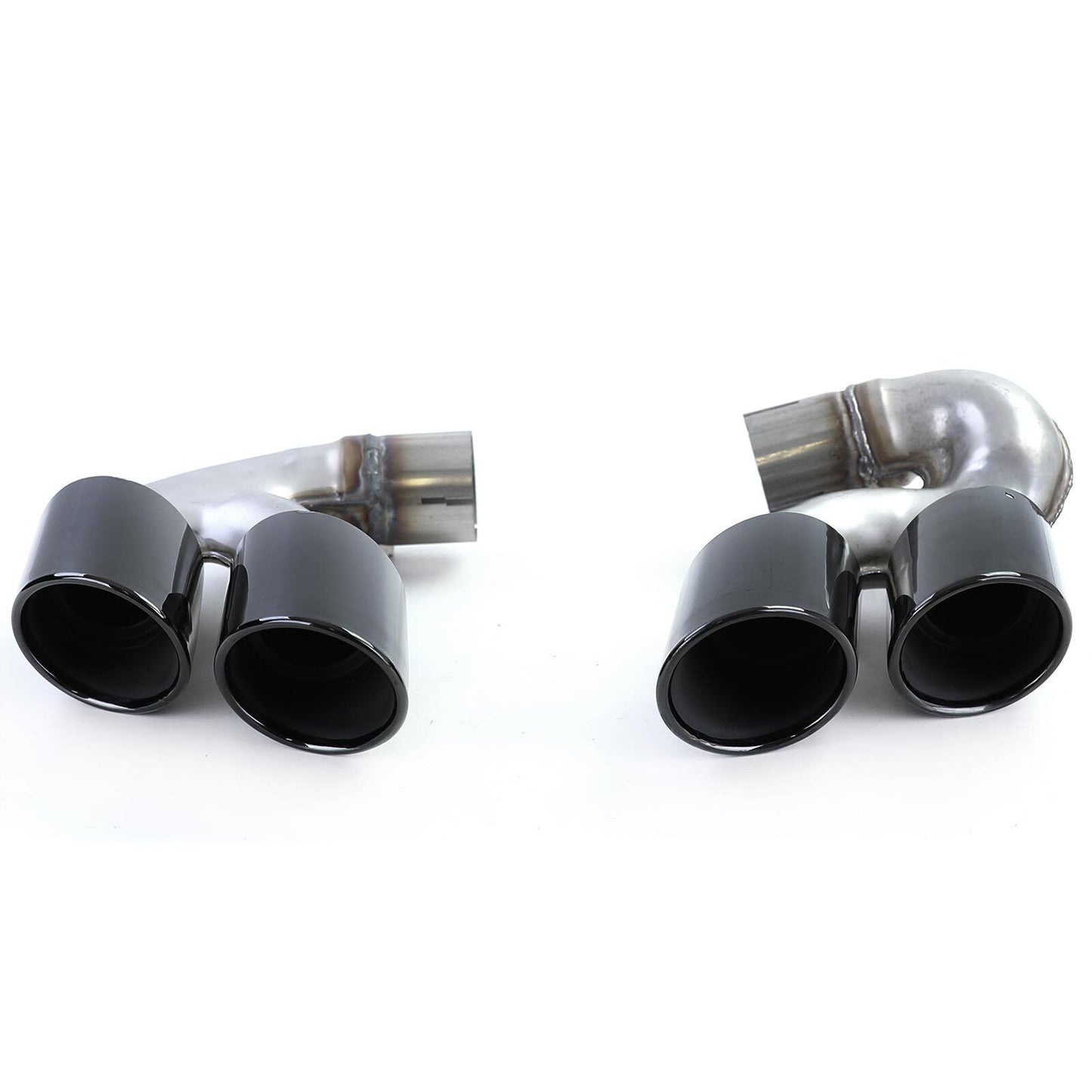 Performance Black Double Pipe Exhaust Tips Suitable for BMW X5 G05 X6 G06 X7 G07 40i
