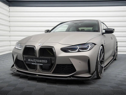 💕 Splitter   adatto per   BMW M4 G82 / M3 G80   nero lucido 💕