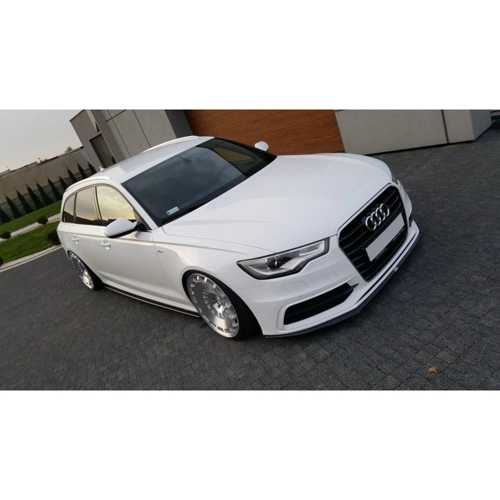 💕Sotto  Minigonne  adatto  per   Audi A6 C7 S Line nero lucido 💕