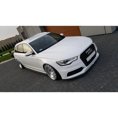 💕Sotto  Minigonne  adatto  per   Audi A6 C7 S Line nero lucido 💕