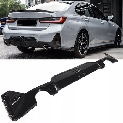 DIFFUSORE NERO LUCIDO ADATTO PER BMW SERIE 3 G20 / G21