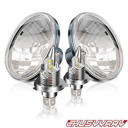 Per Ford F150 1975-1979Kit di conversione fari a LED rotondi da 7" H4abbaglianti