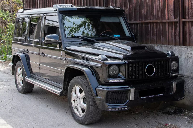 😍Phares Full LED pour Mercedes G W463 05-17 Chrome Facelift 2018 Look😍