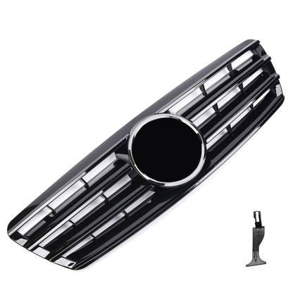 Griglia sportiva per Mercedes W203 S203 C CL AMG nero lucido