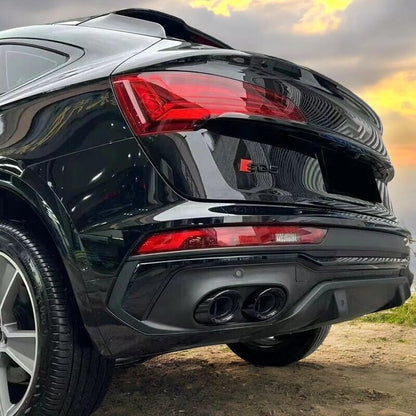 ✨💎DIFFUSORE NERO LUCIDO ADATTO PER AUDI Q5 SPORTBACK 2021-2022 LOOK SQ5💎✨