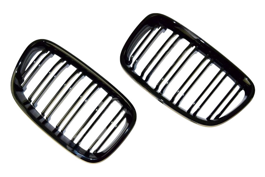 🔥Griglia Anteriore Tuning in ABS Nero Lucido per BMW Serie 1 F20 (2011–2015) 🔥