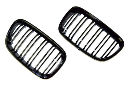 🔥Griglia Anteriore Tuning in ABS Nero Lucido per BMW Serie 1 F20 (2011–2015) 🔥