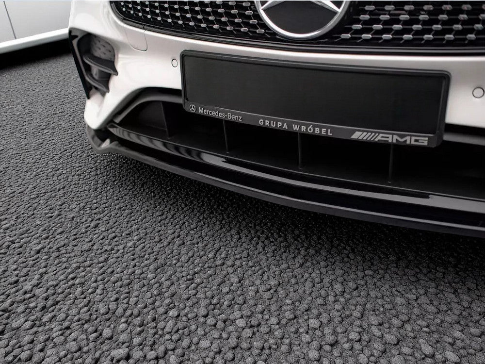 🔥Splitter Anteriore V1 in ABS Nero Lucido per Mercedes E53 AMG W213🔥