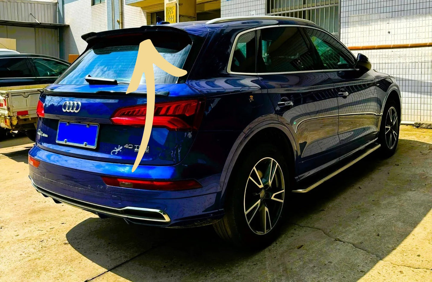 💙KIT Gloss Black Spoiler suitable for Audi Q5 S Line SQ5 💙