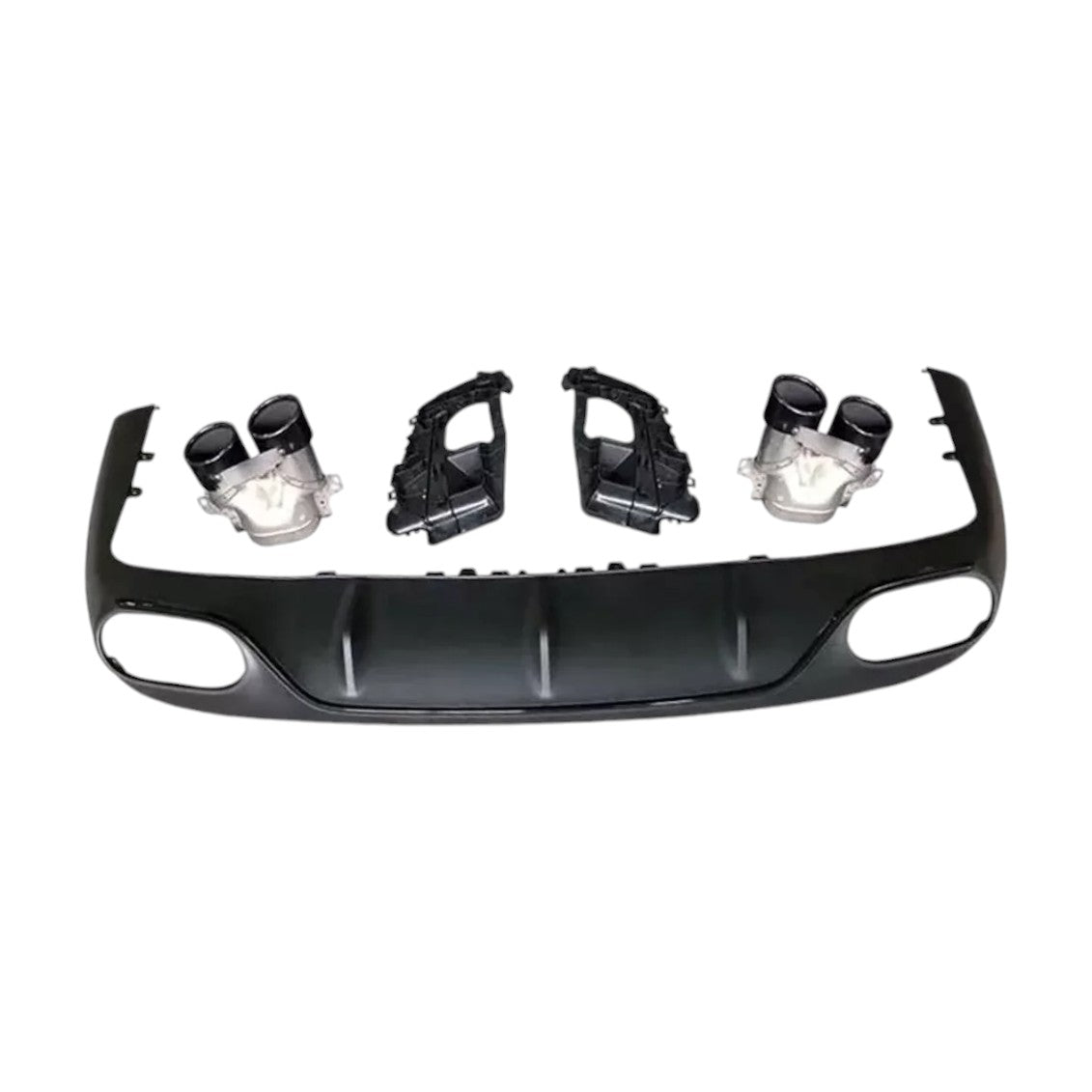 Diffusore + Mascherine scarico (NERO)Adatto per Mercedes C238 A238 2016-2020