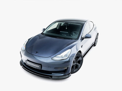 💕Splitter adatto  per    Tesla Model 3  nero  lucido 💕