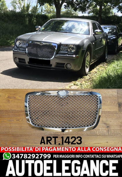 Sport Radiatore Grill Chrome Honeycomb per Chrysler 300C Limo Touring 04-11