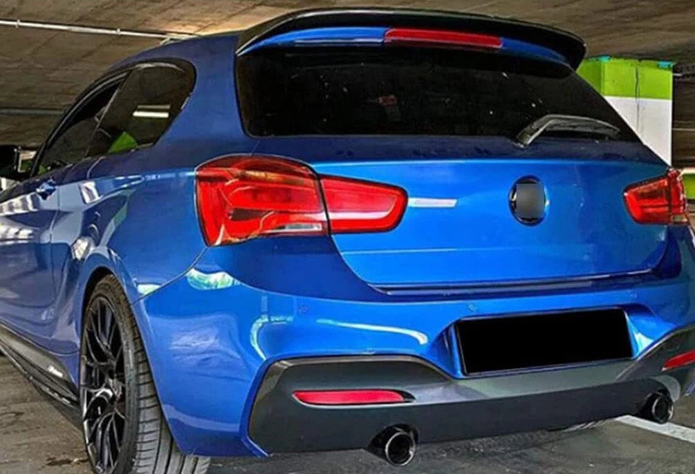 💕SPOILER POSTERIORE ADATTO PER BMW SERIE 1 F20 F21 11-19 M SPORT NERO LUCIDO💕