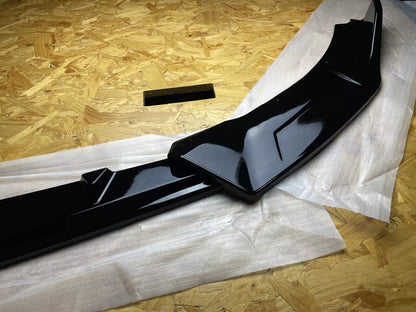 😍Glossy Black Splitter Kit Suitable For VW Golf MK8 GTI GTD R Line😍 