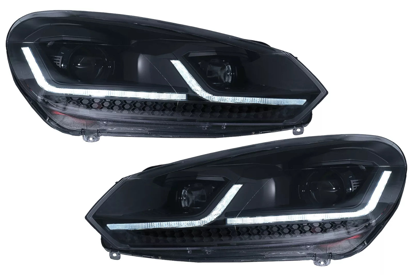 😍LED Headlights for VW Golf 6 VI 08-13 Facelift G7.5 Look Fluid Dynamic😍 