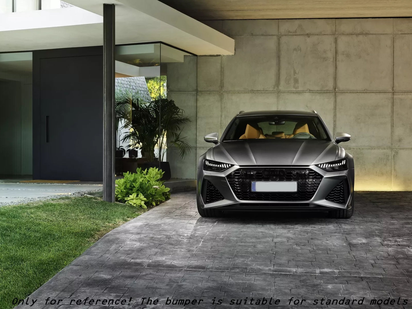 🤩Paraurti anteriore per Audi A6 C8 4K 2018+ RS6 Look Griglia Nero lucido🤩