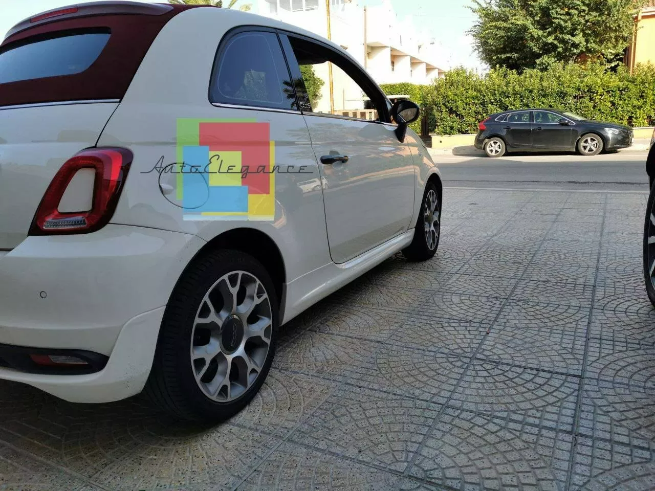 💕Art.0089 MINIGONNE LATERALI ADATTE A FIAT 500 LOOK SPORTIVO VRT💕