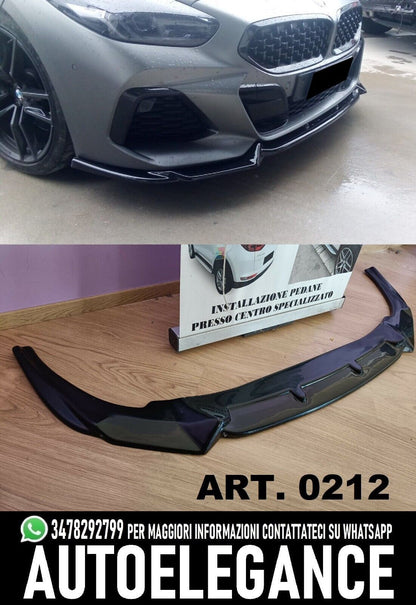 FRONT SPLITTER SUITABLE FOR BMW Z4 G29 2018+ M LOOK SPORT GLOSSY BLACK