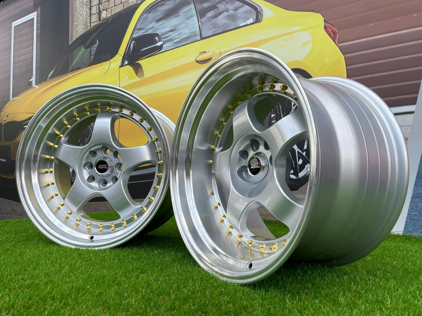 ADATTO PER BMW E30 CERCHI IN LEGA 17 inch 4X100 8.5J + 10J Lavoro S1 style