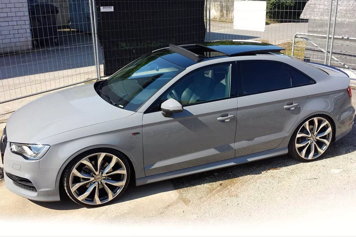 ✨MINIGONNE LATERALI STILE S3 ADATTO PER AUDI A3 8V BERLINA (dal 2013)✨