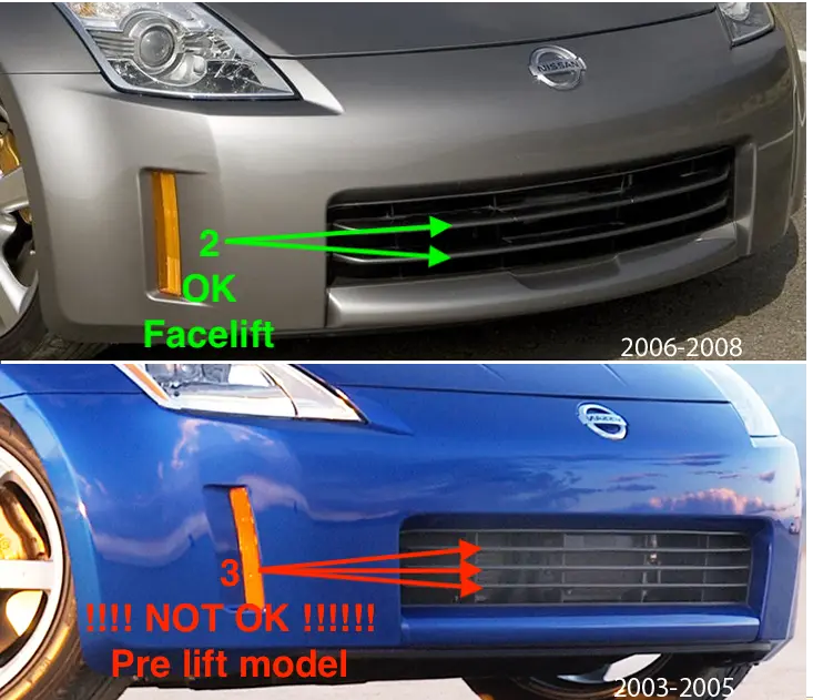 🖤PARAUTI ANTERIORE ADATTO PER NISSAN 350Z 2006🖤