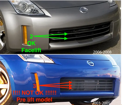 🖤PARAUTI ANTERIORE ADATTO PER NISSAN 350Z 2006🖤