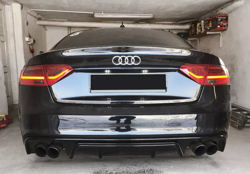 DIFFUSORE ADATTO PER AUDI A5 SPORTBACK 8TA S-LINE (FACELIFT 2012-16)